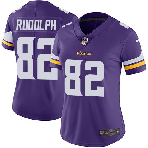 Women 2019 Minnesota Vikings 82 Rudolph purple Nike Vapor Untouchable Limited NFL Jersey
